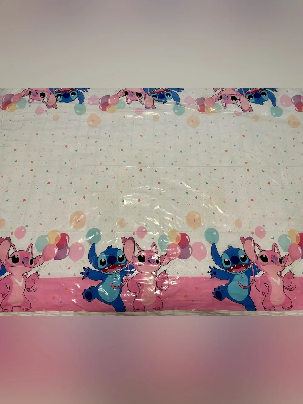Stitch birthday party decorations.